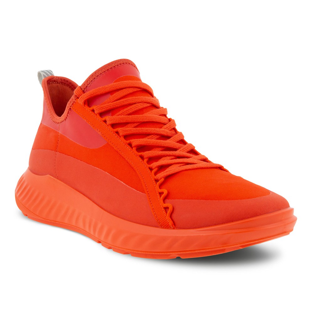 Mens Slip On - ECCO St.1 Lite Sneakerss - Orange - 5039NMAJL